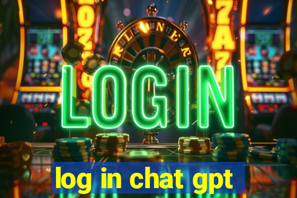 log in chat gpt